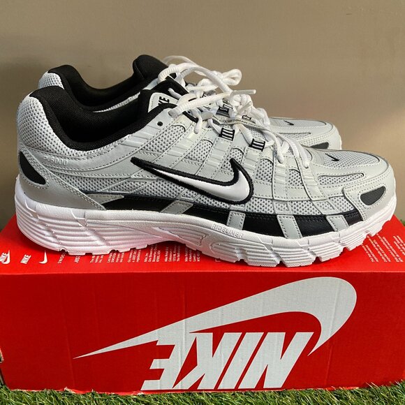 Nike P-6000 Pure Platinum Metallic Silver White Black CD6404-006 Mens Size 8.5 main image 9